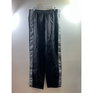 VTG USA Olympics Track Pants XL Black Windbreaker JC Penney 90s Y2K Tearaway